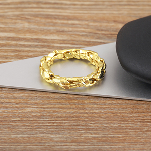 QIKU minimalista colore <span class=keywords><strong>oro</strong></span>/<span class=keywords><strong>argento</strong></span> apertura anelli regolabili <span class=keywords><strong>rame</strong></span> donne fidanzamento anniversario coppia gioielli Unisex fascino regalo - Product Image 4