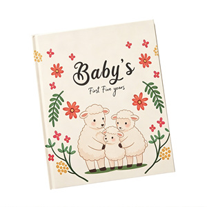 <span class=keywords><strong>Livre</strong></span> <span class=keywords><strong>de</strong></span> souvenirs personnalisé pour les 5 premières années, album photo, journal, scrapbook avec papier offset - Product Image 2
