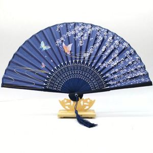 2025 Wholesale Custom Printed Bamboo Hand Held Fan High Quality Folding Personalized Fans DIY Style for Business <b>Gifts</b> - Product Image 1
