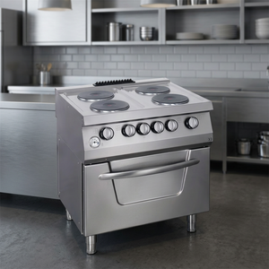 Cuisinière électrique double unité 4 brûleurs en acier inoxydable de haute qualité, installation sur table pour usage domestique, prête à l'emploi avec source d'alimentation GPL - Product Image 3