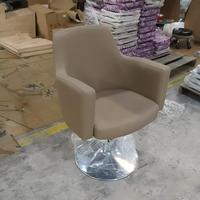 Equipo de Peluquería, Silla de Salón de Cuero Marrón para Barbería, Muebles de Estilismo, Sillas de Barbero para Estilistas de Belleza