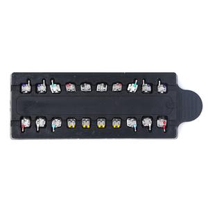 חם שיניים Ortho מתכת פלטה <span class=keywords><strong>MIM</strong></span> מונובלוק סוגריים <span class=keywords><strong>MIM</strong></span> מונובלוק מיני רוט. 022/.018 ווים - Product Image 2