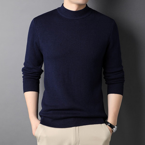 Maglione Pullover Invernale da <span class=keywords><strong>Uomo</strong></span>, Comodo e alla Moda, a Collo Tondo, Maniche Lunghe, Slim Fit - Product Image 2