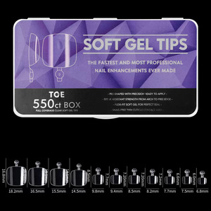 Améliorations des <span class=keywords><strong>ongles</strong></span> d'orteils en <span class=keywords><strong>gel</strong></span> mat transparent, portables et amovibles avec un nouveau système d'opération UV - Product Image 6