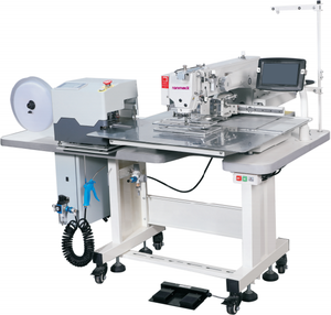 Machine industrielle à point noué à lit plat RONMACK RM-2210-VC avec alimentation automatique pour la pose de crochets et boucles pour usine de confection - Product Image 2