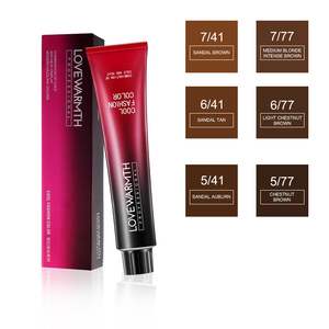 Tinta per <span class=keywords><strong>Capelli</strong></span> Permanente Lovewarmth Senza Ammoniaca Copertura Totale dei <span class=keywords><strong>Capelli</strong></span> <span class=keywords><strong>Bianchi</strong></span> 100ml - Product Image 2