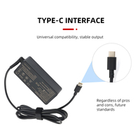 Chargeur USB C 45w pour Hp/dell/lenovo/a Cer Chromebook/asus/samsung/sony Chargeur Type C Adaptateur secteur Câble d'alimentation