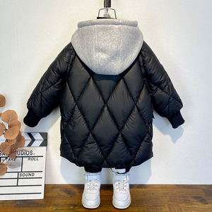 Nuova Collezione di Parka Lunghi per Bambini, Giacche Invernali Calde per Neonati e Bambini, Cappotti Imbottiti con Cappuccio per Ragazzi - Product Image 4