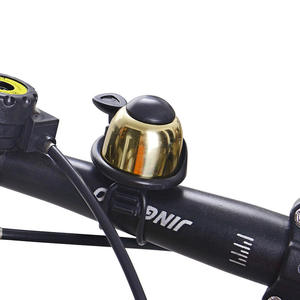 กระดิ่งจักรยานโลหะผสมสีทองพร้อมเสียงดังสำหรับจักรยานเสือภูเขาจักรยานพับได้อุปกรณ์เสริมสำหรับการปั่นจักรยาน - Product Image 2
