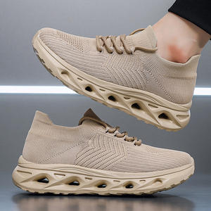 2025 New Release Plus Size Men's Mesh Breathable Casual Sneakers Lightweight Thick Sole Heightening Shockproof Walking <b>Shoes</b> - Product Image 3