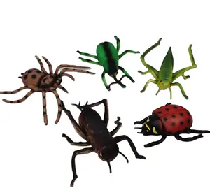 TPR昆虫動物モデルおもちゃプラスチック子供のおもちゃクモクリケット昆虫おもちゃ