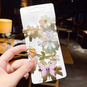 Juego de Pinzas para el Cabello, Accesorios para el Cabello a la Moda, Elegantes Pinzas Geométricas de Perlas Acrílicas - Product Image 6