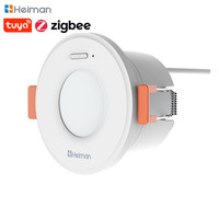 Capteur de présence intelligent Heiman 360 degrés Tuya Zigbee, capteur de présence humaine par radar micro-ondes pour la détection des personnes