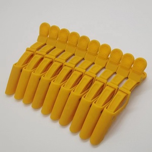 Venta al por mayor de pinzas de pelo de cocodrilo esmerilado multicolor para peluquería - Product Image 5