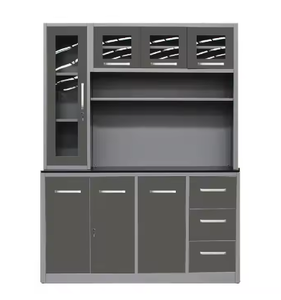 Structure KD Fenglee KC-001, armoire de cuisine en acier inoxydable, fonctionnalité de rangement polyvalente, finition électrostatique avancée, durable - Product Image 2