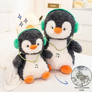 Năng động 8-inch chim cánh cụt Búp bê đồ chơi sang trọng vui vẻ chút gấu Rag búp bê Grabber cho căng thẳng cứu trợ có tính năng một chiếc khăn túi vịt thiết kế - Product Image 4