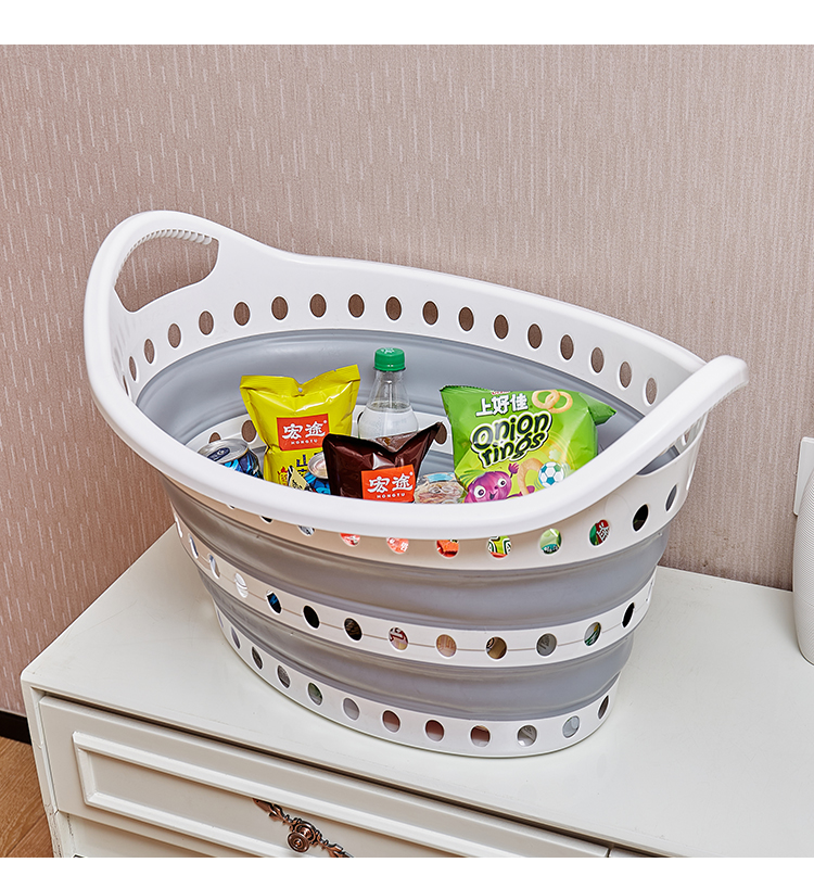 Домашняя складная пластиковая корзина для белья, компактный складной органайзер для грязного белья, корзины для белья