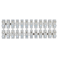 BELEKS Bloc de bornes à vis 2-12 positions, connecteur femelle à pas de 10 mm, 450 V 6 A