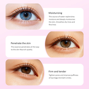 Masque pour les yeux au collagène végétal en marque blanche, patchs hydratants en gel pour les paupières, soin anti-cernes avec emballage personnalisé - Product Image 6