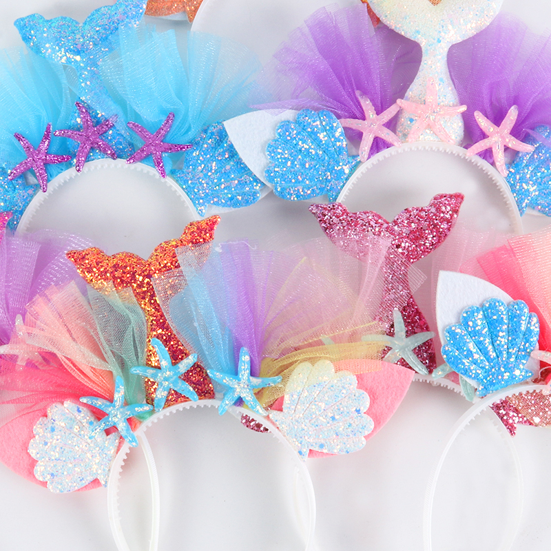 Couronne de Sirène Bandeau Lumineux Costume de Sirène Accessoires pour Cheveux pour Femmes Couronne de Sirène Bandeau Lumineux Costume de Sirène Accessoires pour Cheveux pour Femmes