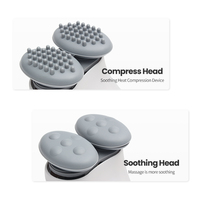 Martillo de Masaje Infrarrojo de Doble Cabezal Portátil, Masaje de Tejido Profundo para Hombros y Espalda, Masajeador Eléctrico de Doble Cabezal para Todo el Cuerpo