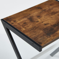 Bureau d'étude pliant Offre Spéciale Table de travail d'ordinateur côté lit en bois peu encombrant