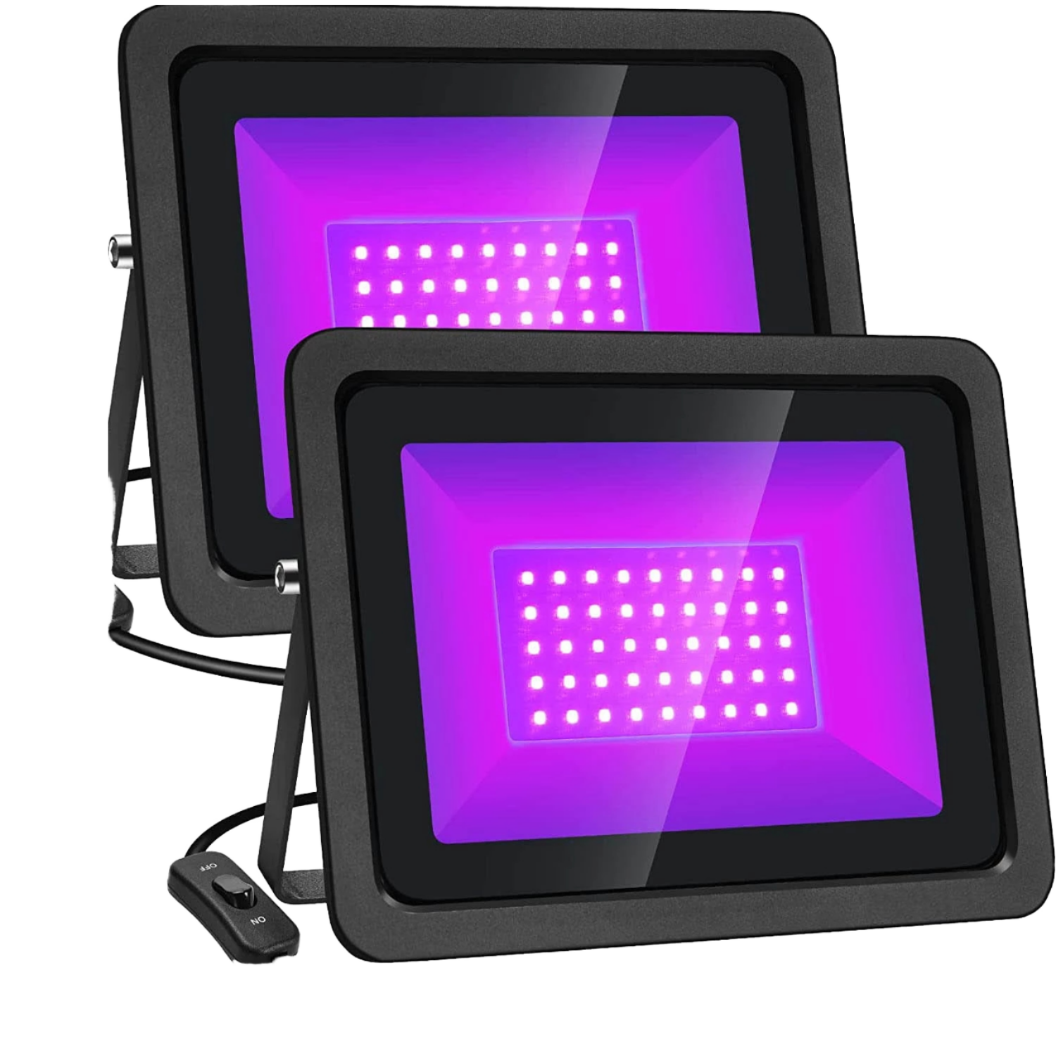 IP66 Certified 50W 100W LED DJ Disco Flood Light UV 395nm Aluminum Lamp Body for Night Clubs & Parties Indoor Mini Golf