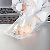 Sacs thermorétractables transparents de qualité alimentaire pour volailles 10"x16", sacs barrière transparents pour l'emballage de poulet frais entier glacé