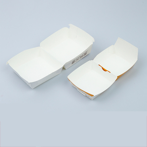 カスタム使い捨てクラフト紙ハンバーガー容器UVコーティングバーガーパッキングボックス食品用ファストフードレストラン用 - Product Image 5