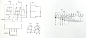 Pantalla LED de 7 Segmentos de 0.5 Pulgadas y 2 Dígitos, Luz Blanca, Bajo Consumo, para Dispositivos de Detección Portátiles, Componente de Visualización de Datos - Product Image 3