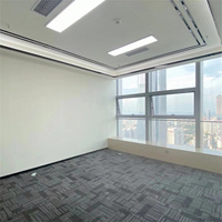Karpet ubin bitumen modern modular kedap suara berlapis busa, ramah hewan peliharaan, anti selip, untuk kantor, komersial, rumah, dan hotel.