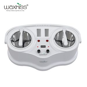 Chauffe-cire professionnel WAXKISS 4 en 1, double pot et double cartouche, 800 ml*2+100 ml*2, grande capacité, pour usage en salon - Product Image 3