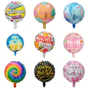 Globos de Aluminio de 18 Pulgadas con Diseño de <span class=keywords><strong>Feliz</strong></span> Cumpleaños, Accesorio de Decoración para Fiestas Infantiles, Globos Inflables para el Día del Padre - Product Image 6