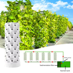 Nouveau Système de Jardinage Hydroponique Design Moderne, Tour Aéroponique Verticale pour Légumes - Product Image 5