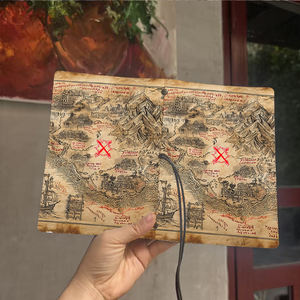 A6 blocco note adatto per gli <span class=keywords><strong>itinerari</strong></span> dei clienti degli agenti di viaggio dell'ufficio dettagli del volo <span class=keywords><strong>e</strong></span> prenotazioni di Hotel con <span class=keywords><strong>mappa</strong></span> del tesoro - Product Image 6