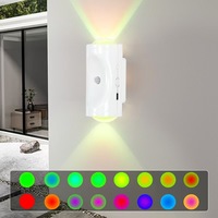 Lampes de placard sans fil USB à piles en acrylique modernes pour intérieur, LED intelligentes Ra80, lampe de nuit à télécommande, blanc chaud à intensité variable