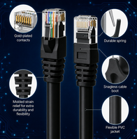 Câble réseau CAT6 personnalisé, câble Ethernet RJ45, câble LAN pour la maison, le bureau, l'ordinateur, le routeur, le commutateur