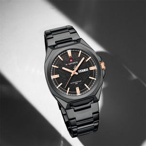NAVIFORCE 9273 New Fashion Niche Men's Quartz Watch Waterproof Night <b>Light</b> Weekly Calendar Business <b>Work</b> Mens Watch reloj hombre - Product Image 4