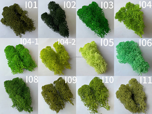 50x 50 cmトナカイモスパネルタイル環境保存プラスチックフェイクボックスウッド草屋内壁用オフィスウェディング - Product Image 6