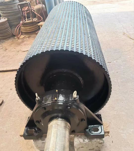 Rubber Carrying <strong>Idler</strong> Electric <strong>Roller</strong> And Belt Steel Drum Tail Pulley Conveyor For Sale - Product Image 2