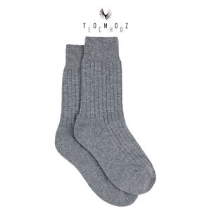 Calcetines de Vestir de Lana de Lujo para Mujer con Logotipo Personalizado Impreso por Transferencia de Calor, Cálidos y Transpirables para Uso Diario - Product Image 2