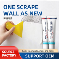 Agent de réparation pour plaques de plâtre, pâte de réparation murale, revêtement liquide pour fissures, graffitis, mastic blanc pour trous dans les murs, application au pinceau, intérieur-extérieur