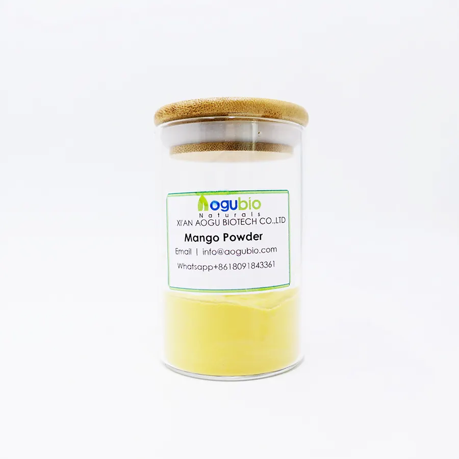 Polvo de fruta de mango dulce natural Polvo de jugo de mango soluble en agua Polvo de mango de gran sabor