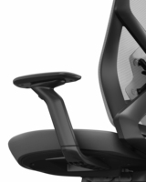 Chaise de bureau ergonomique moderne en maille respirante à excellent rapport qualité-prix, avec coussin en éponge confortable, accoudoirs réglables et structure en fer durable