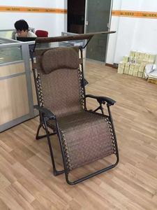 Mobilier de bureau de jardin extérieur Salon équilibré <span class=keywords><strong>en</strong></span> acier Chaise de plage inclinable pliante Chaise longue pliante Lit de bronzage - Product Image 5