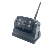 Cámara de visión trasera/delantera inalámbrica WiFi FWR-711 con enganche magnético y batería recargable para fácil enganche de camiones de cuello de cisne