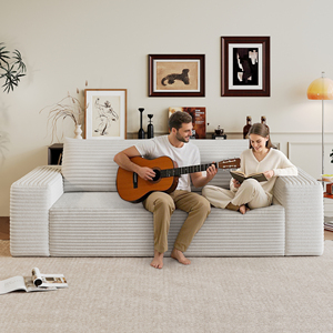 Hot Selling Compressed Modular Sofa with Classical Design Fabric Material Extendable Feature for Home or Hotel Use - Product Image 1