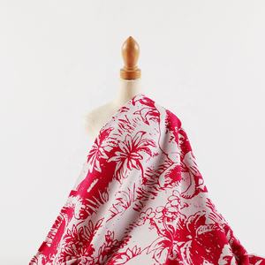 Vente en gros impression numérique personnalisée 95% coton 5% élasthanne <span class=keywords><strong>lycra</strong></span> tissu tricoté pour robe - Product Image 1