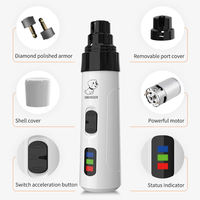 Coupe-ongles pour animaux de compagnie, broyeur pour chiens et chats, kit de toilettage pour animaux de compagnie rechargeable par USB, en stock, prêt à être expédié, produit pour animaux de compagnie