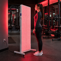 Panneau de luminothérapie rouge RedDot PRO6000-FS8 sur pied, écran tactile, contrôle par application, 8 modes intelligents, soulagement de la douleur pour usage domestique et commercial